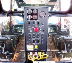 Maintenance vehicle console