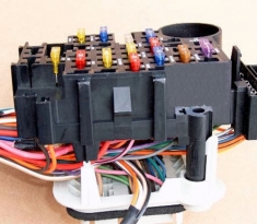 Modified car fuse harness